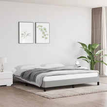 Bedframe Stof Lichtgrijs 180 x 200 cm 25 cm