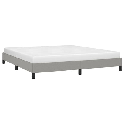 Bedframe Stof Lichtgrijs 180 x 200 cm 25 cm