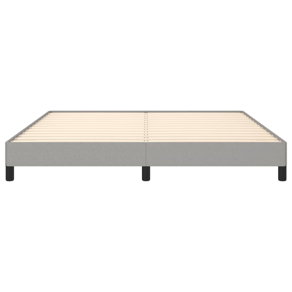 Bedframe Stof Lichtgrijs 180 x 200 cm 25 cm