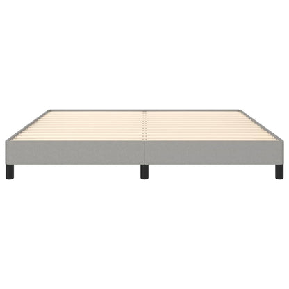 Bedframe Stof Lichtgrijs 180 x 200 cm 25 cm