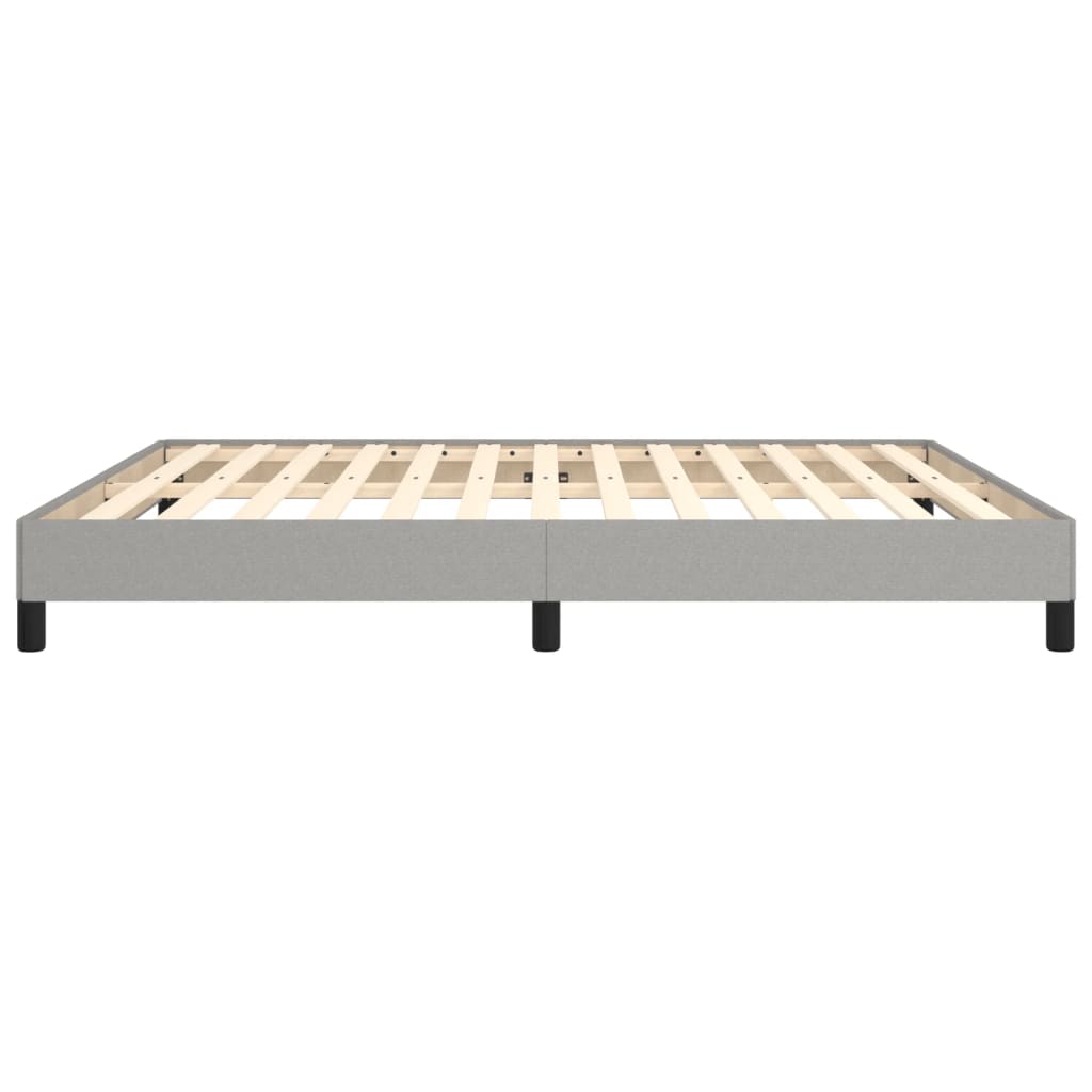 Bedframe Stof Lichtgrijs 180 x 200 cm 25 cm