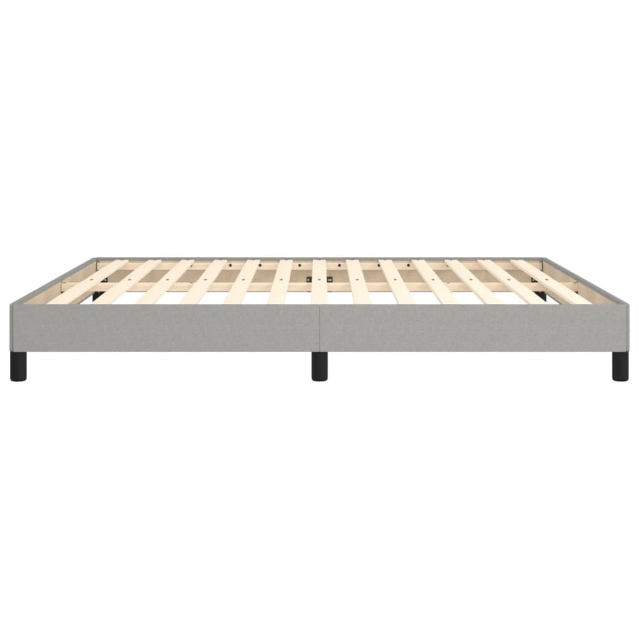 Bedframe Stof Lichtgrijs 180 x 200 cm 25 cm
