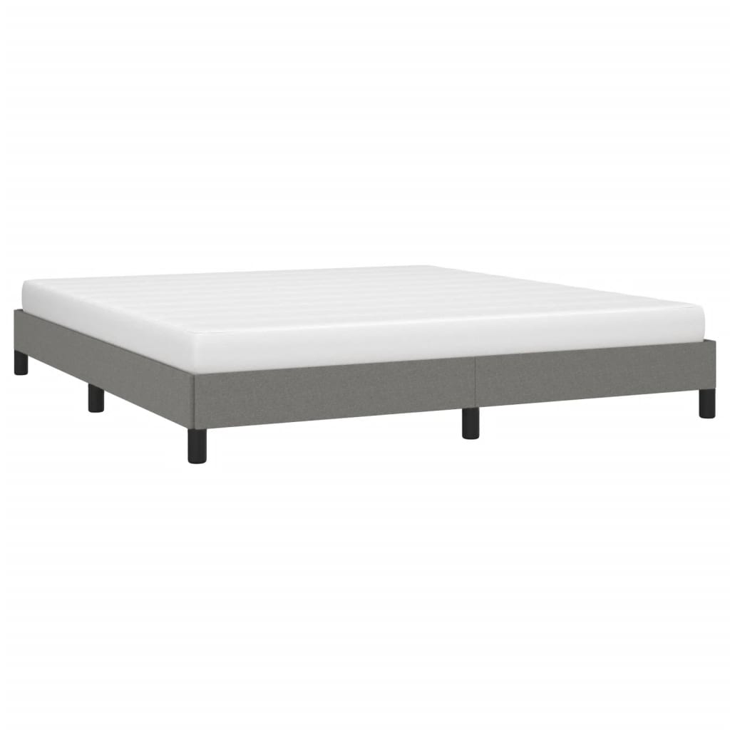 Bedframe Stof Donkergrijs 180 x 200 cm 25 cm