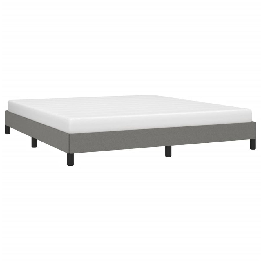 Bedframe Stof Donkergrijs 180 x 200 cm 25 cm