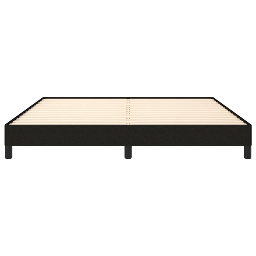Bedframe Stof Zwart 180 x 200 cm 25 cm