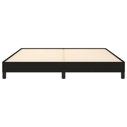 Bedframe Stof Zwart 180 x 200 cm 25 cm