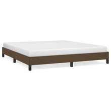 Bedframe Stof Donkerbruin 180 x 200 cm 25 cm