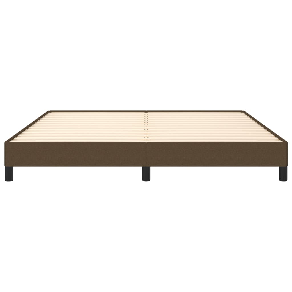 Bedframe Stof Donkerbruin 180 x 200 cm 25 cm