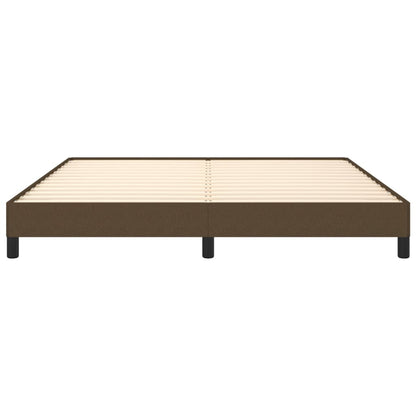 Bedframe Stof Donkerbruin 180 x 200 cm 25 cm