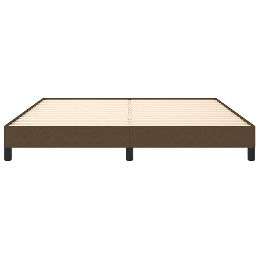 Bedframe Stof Donkerbruin 180 x 200 cm 25 cm