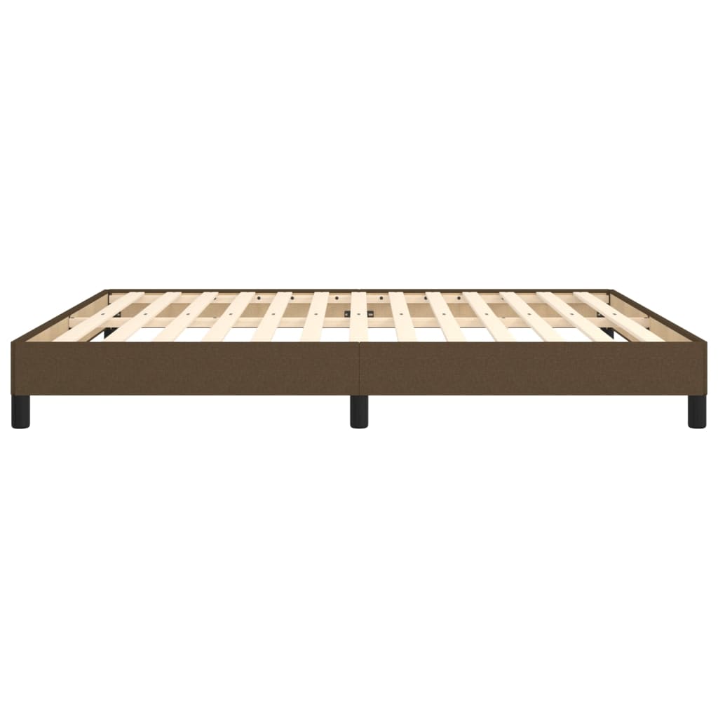 Bedframe Stof Donkerbruin 180 x 200 cm 25 cm