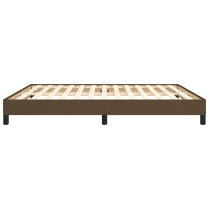 Bedframe Stof Donkerbruin 180 x 200 cm 25 cm