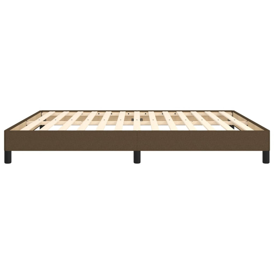 Bedframe Stof Donkerbruin 180 x 200 cm 25 cm