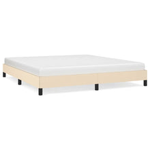 Bedframe Stof Kleurig Crème 180 x 200 cm 25 cm