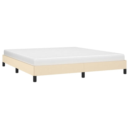Bedframe Stof Kleurig Crème 180 x 200 cm 25 cm