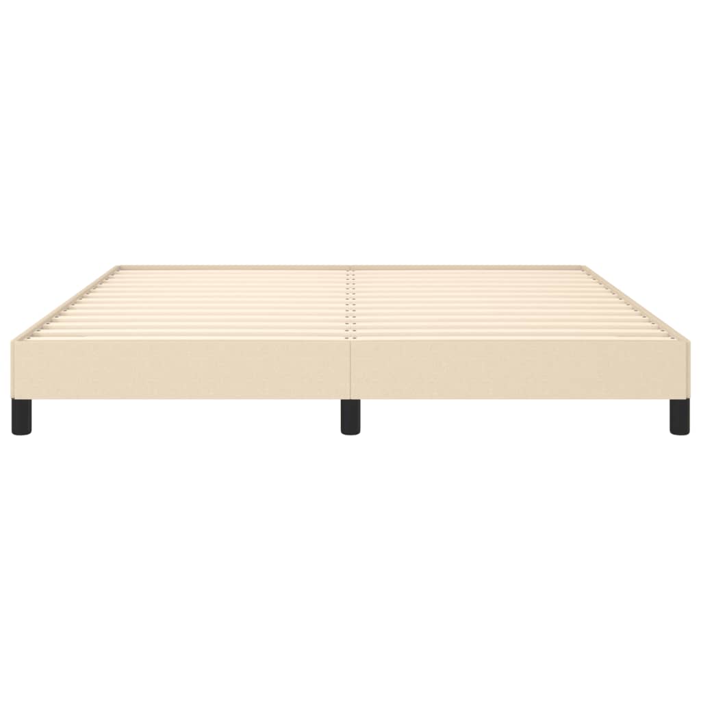 Bedframe Stof Kleurig Crème 180 x 200 cm 25 cm