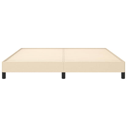 Bedframe Stof Kleurig Crème 180 x 200 cm 25 cm