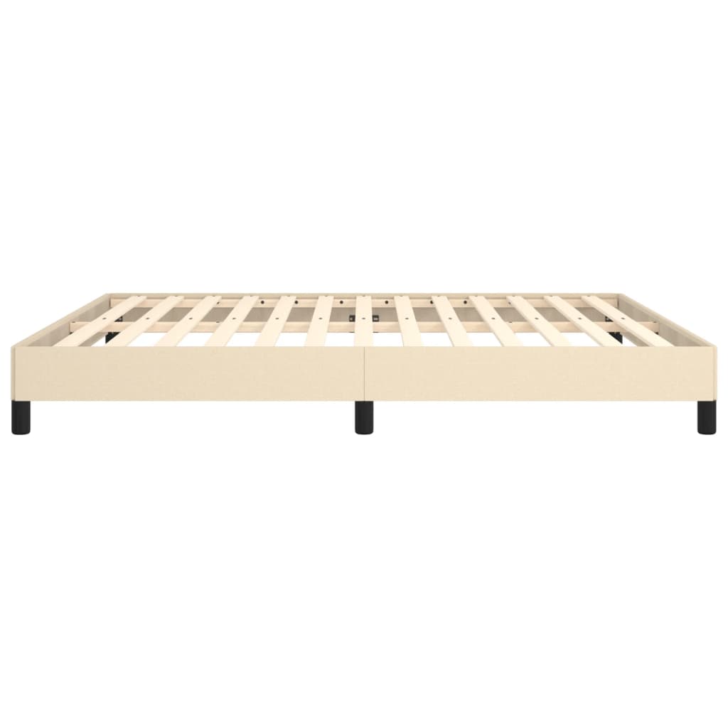 Bedframe Stof Kleurig Crème 180 x 200 cm 25 cm
