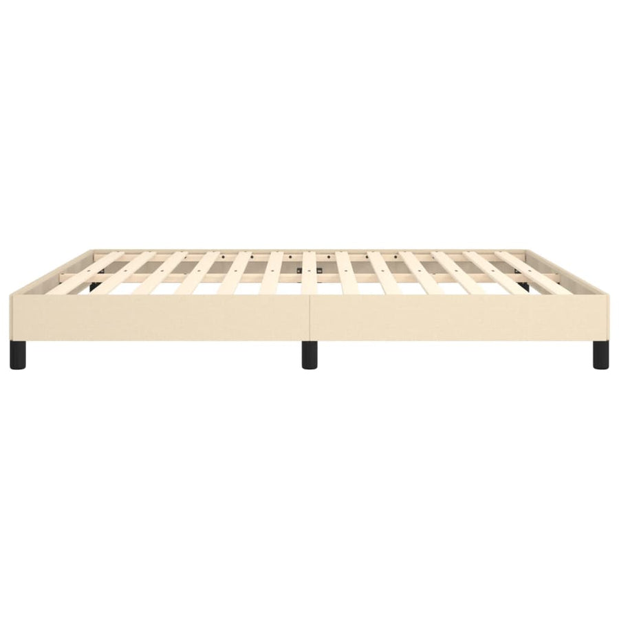 Bedframe Stof Kleurig Crème 180 x 200 cm 25 cm