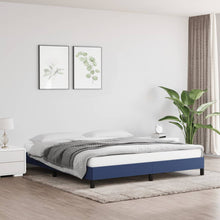 Bedframe Stof Blauw 180 x 200 cm 25 cm