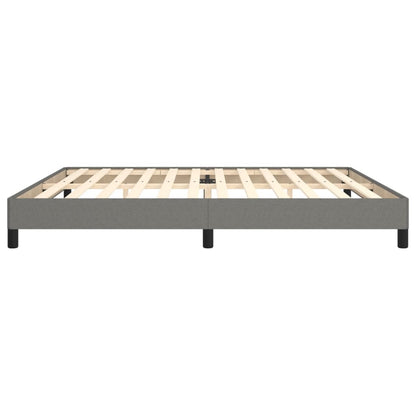 Bedframe Stof Donkergrijs 200 x 200 cm 25 cm