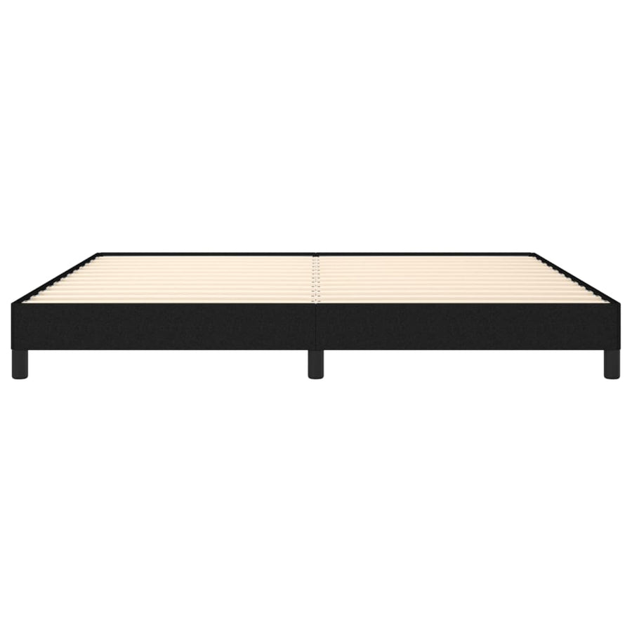 Bedframe Stof Zwart 200 x 200 cm 25 cm