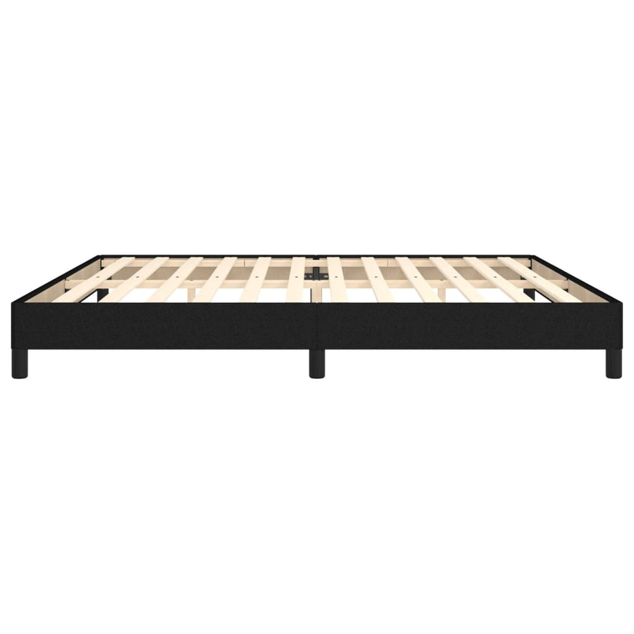 Bedframe Stof Zwart 200 x 200 cm 25 cm