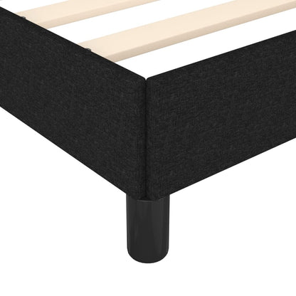 Bedframe Stof Zwart 200 x 200 cm 25 cm