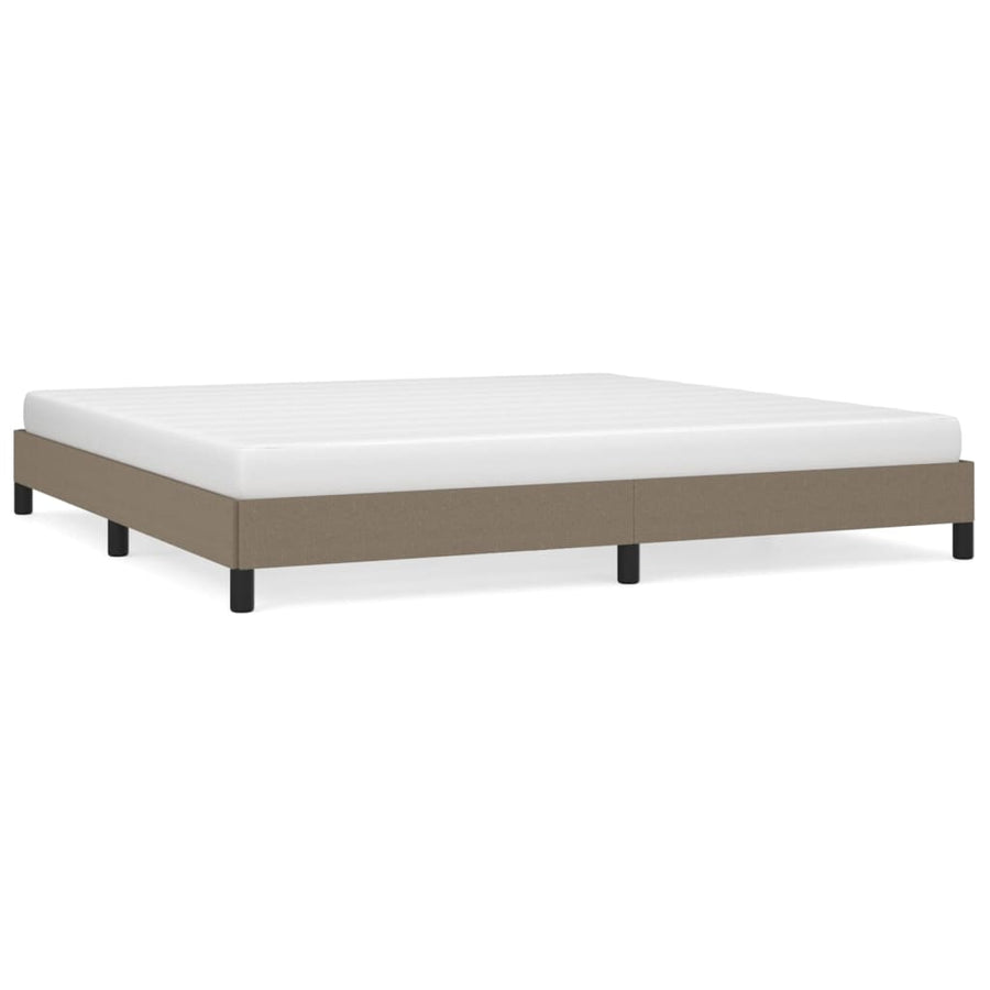 Bedframe Stof Taupe 200 x 200 cm 25 cm