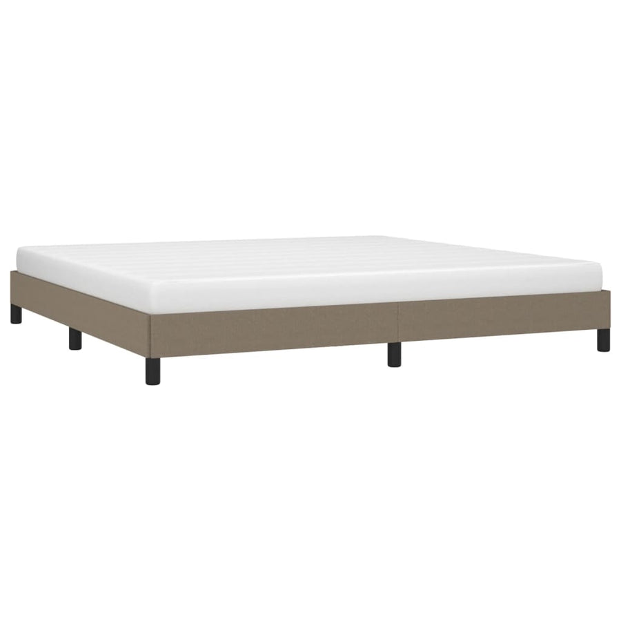 Bedframe Stof Taupe 200 x 200 cm 25 cm