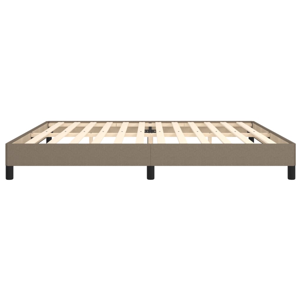 Bedframe Stof Taupe 200 x 200 cm 25 cm