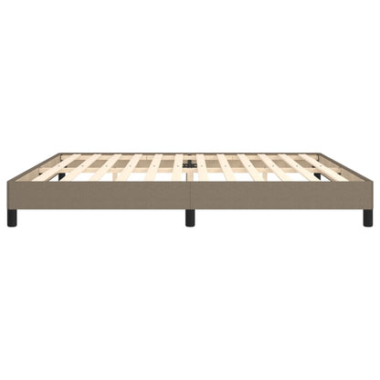Bedframe Stof Taupe 200 x 200 cm 25 cm
