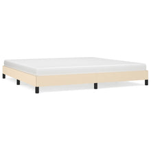 Bedframe Stof Kleurig Crème 200 x 200 cm 25 cm