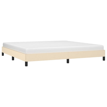 Bedframe Stof Kleurig Crème 200 x 200 cm 25 cm