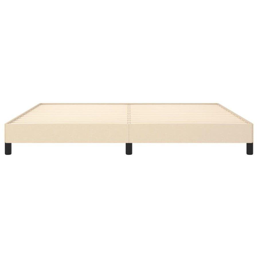 Bedframe Stof Kleurig Crème 200 x 200 cm 25 cm