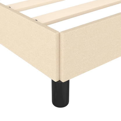 Bedframe Stof Kleurig Crème 200 x 200 cm 25 cm