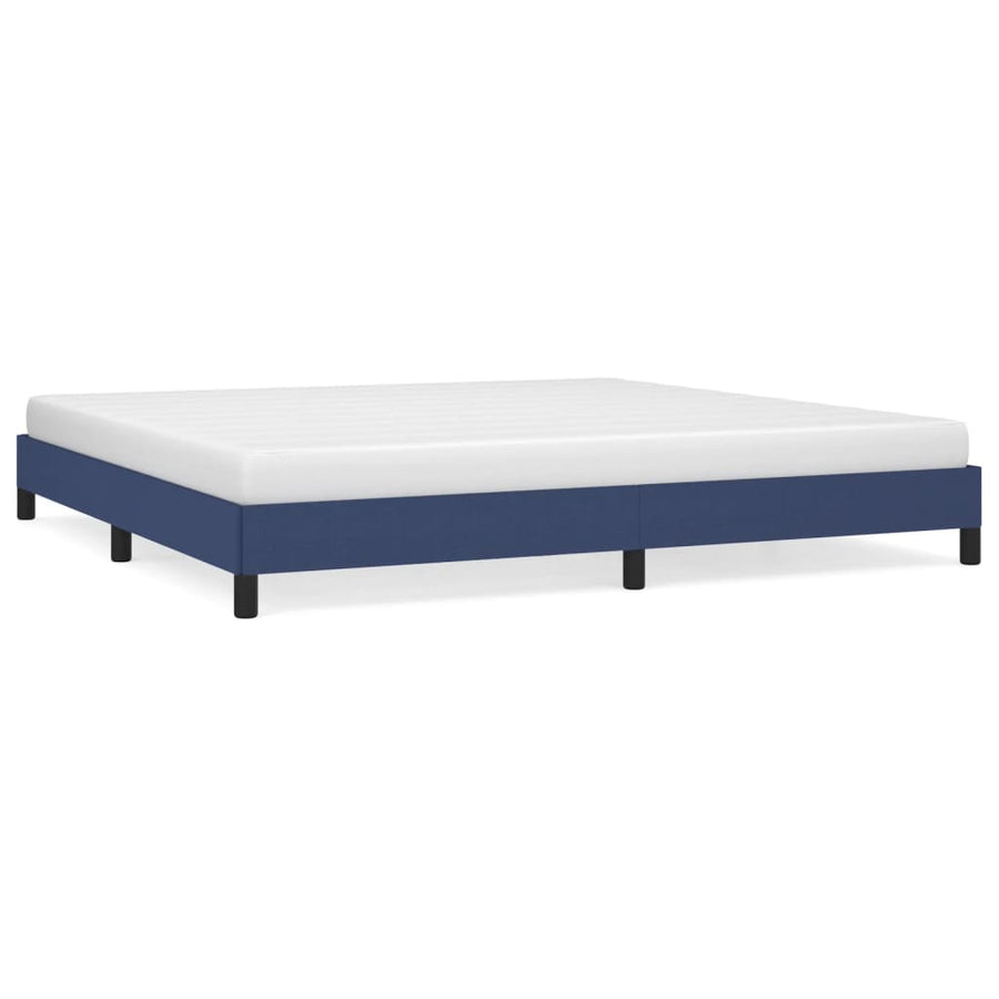 Bedframe Stof Blauw 200 x 200 cm 25 cm