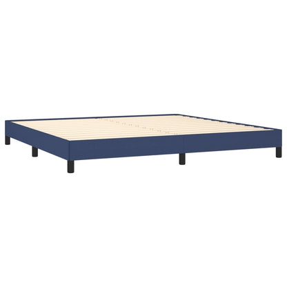Bedframe Stof Blauw 200 x 200 cm 25 cm