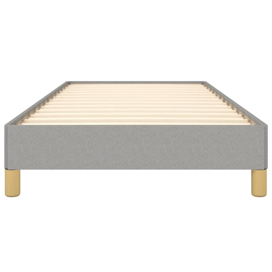 Bedframe Stof Lichtgrijs 80 x 200 cm 25 cm