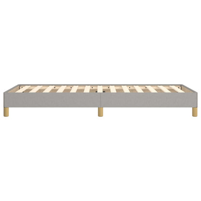 Bedframe Stof Lichtgrijs 80 x 200 cm 25 cm