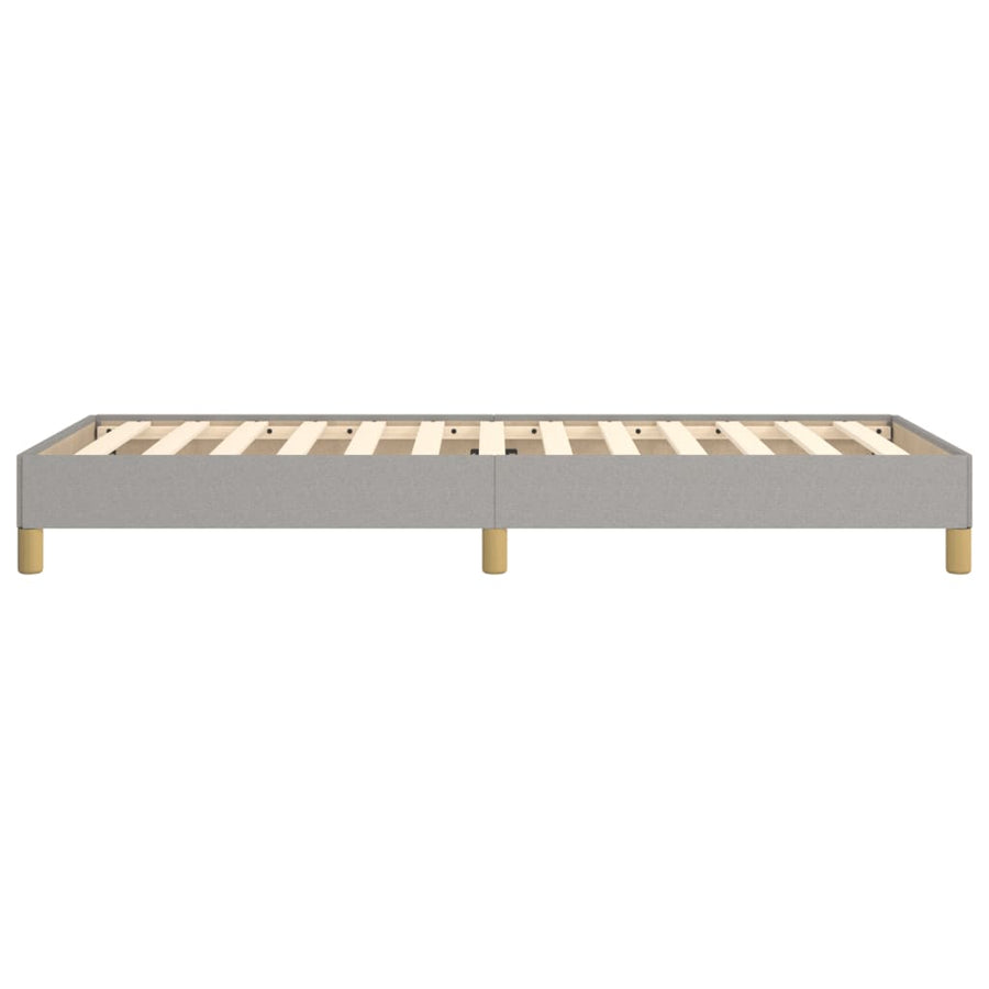 Bedframe Stof Lichtgrijs 80 x 200 cm 25 cm