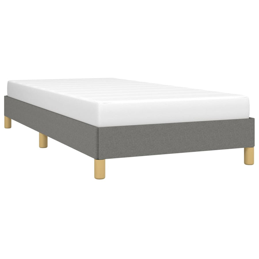 Bedframe Stof Donkergrijs 80 x 200 cm 25 cm
