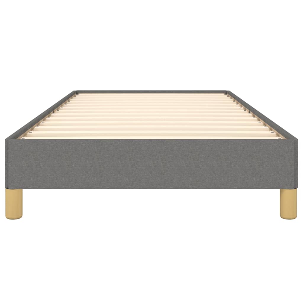 Bedframe Stof Donkergrijs 80 x 200 cm 25 cm