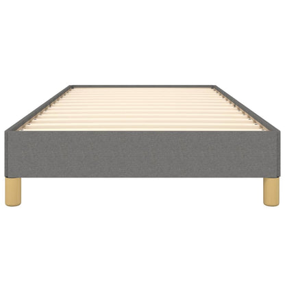 Bedframe Stof Donkergrijs 80 x 200 cm 25 cm
