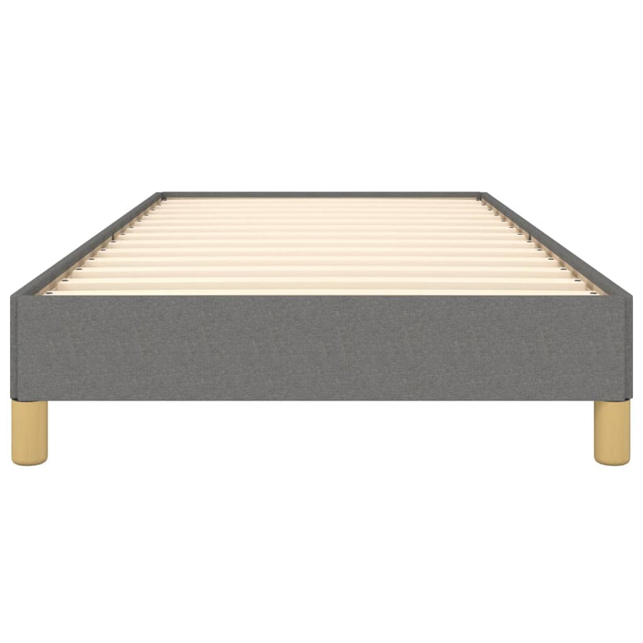 Bedframe Stof Donkergrijs 80 x 200 cm 25 cm