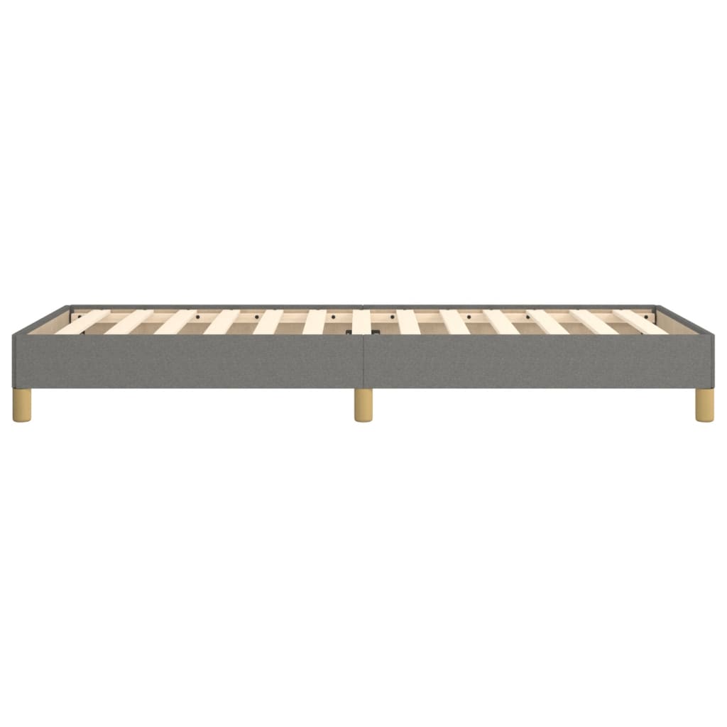 Bedframe Stof Donkergrijs 80 x 200 cm 25 cm