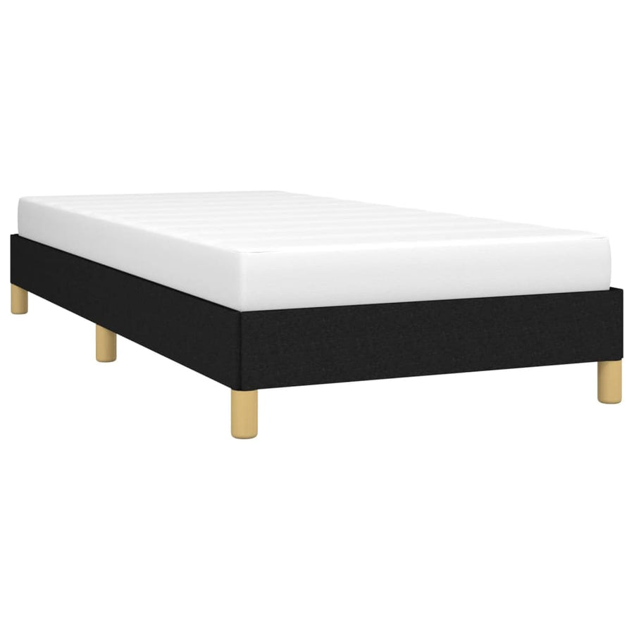 Bedframe Stof Zwart 80 x 200 cm 25 cm