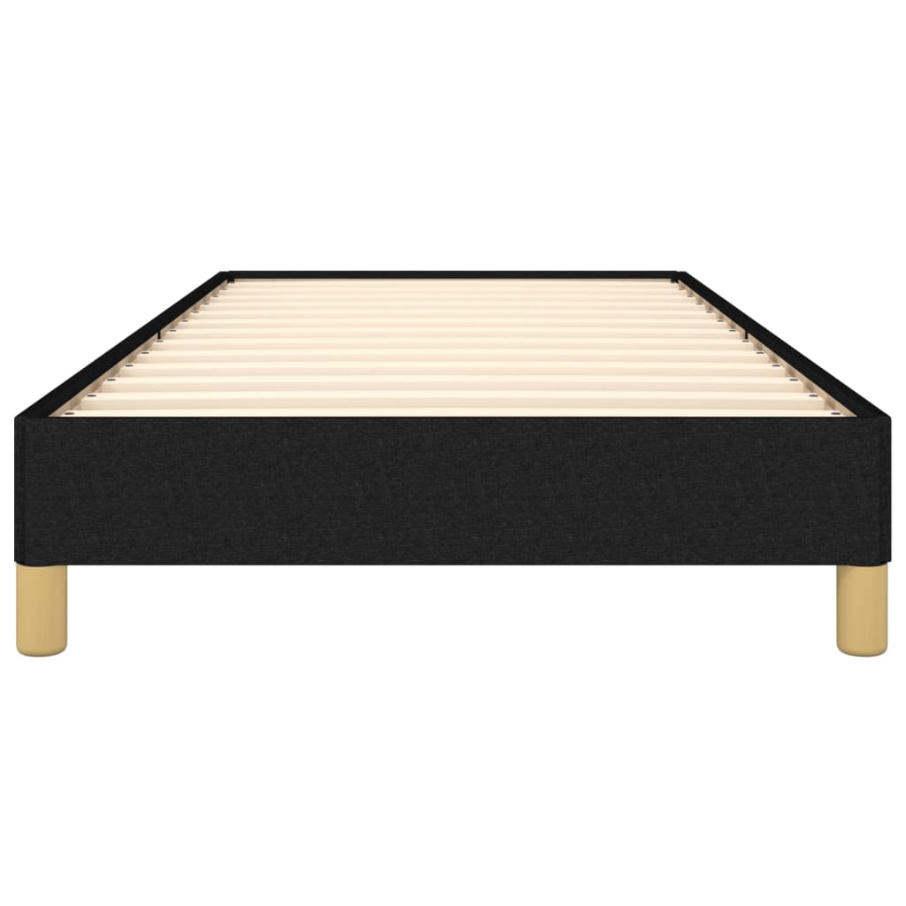 Bedframe Stof Zwart 80 x 200 cm 25 cm