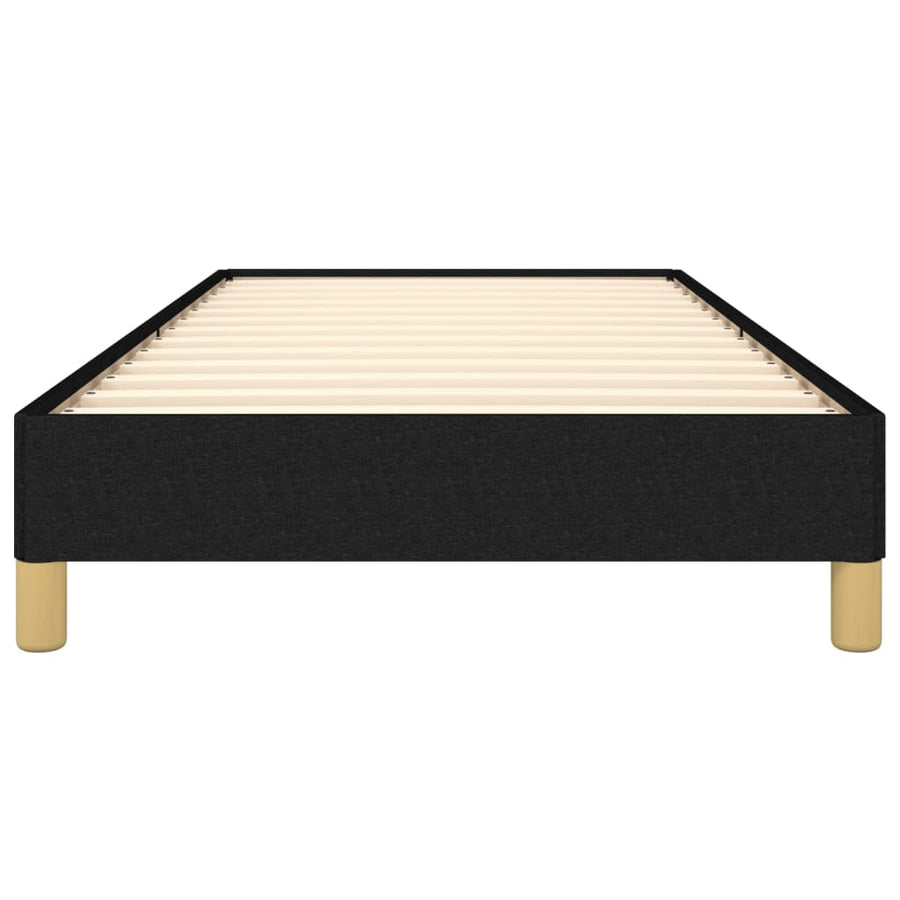 Bedframe Stof Zwart 80 x 200 cm 25 cm