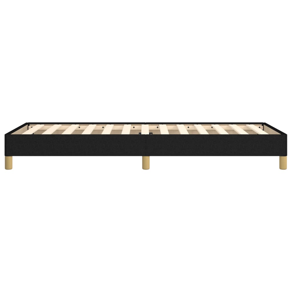 Bedframe Stof Zwart 80 x 200 cm 25 cm